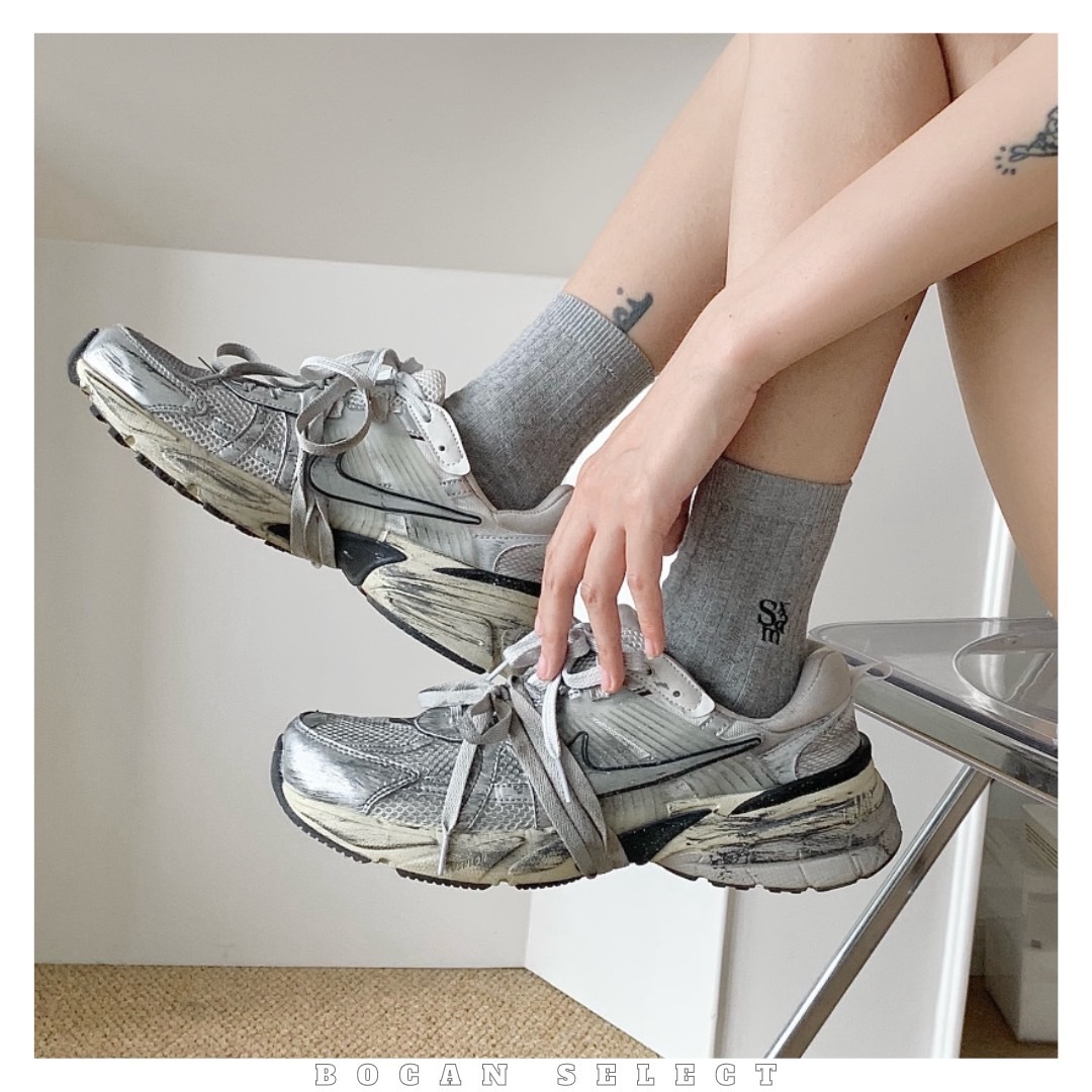 NIKE V2K RUNTEKK 小巴黎世家3XL 鐵灰 作舊款  FD0736-100 TEAM140