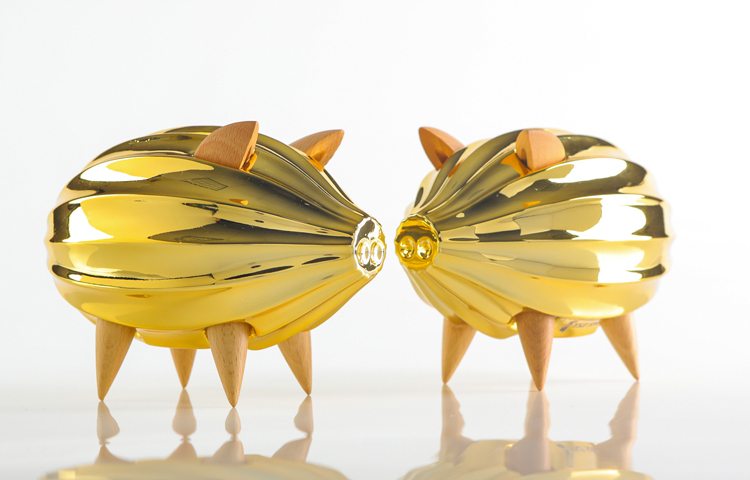 幸福小豬-存錢筒 鹿港窯禮品館