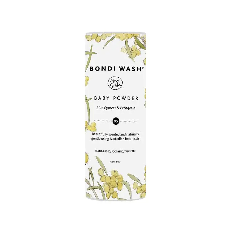 【樂森藥局】BONDI WASH 藍絲柏及苦橙葉寶寶爽身粉100g