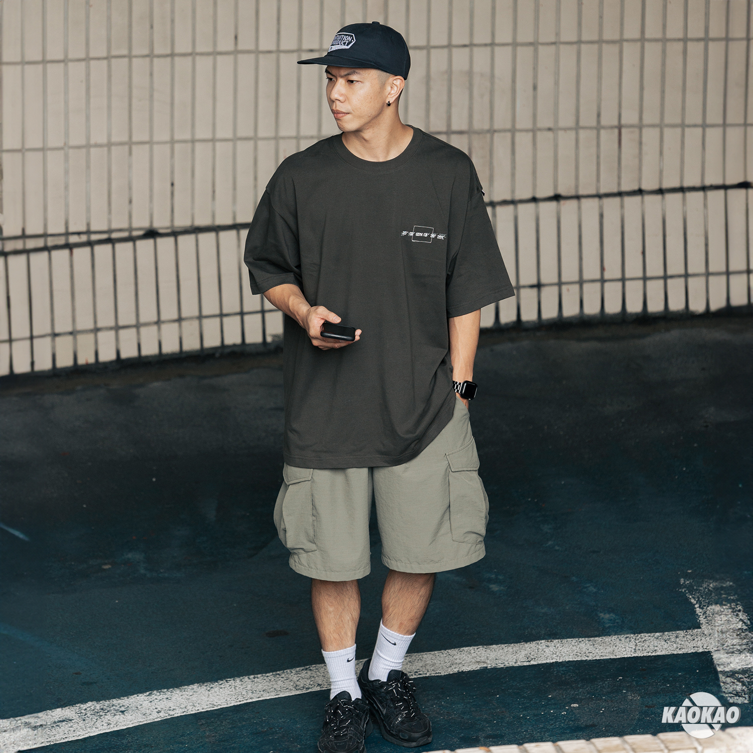 BLACK FLAG Military Tee 沙場文字印花T【JBF24T009】