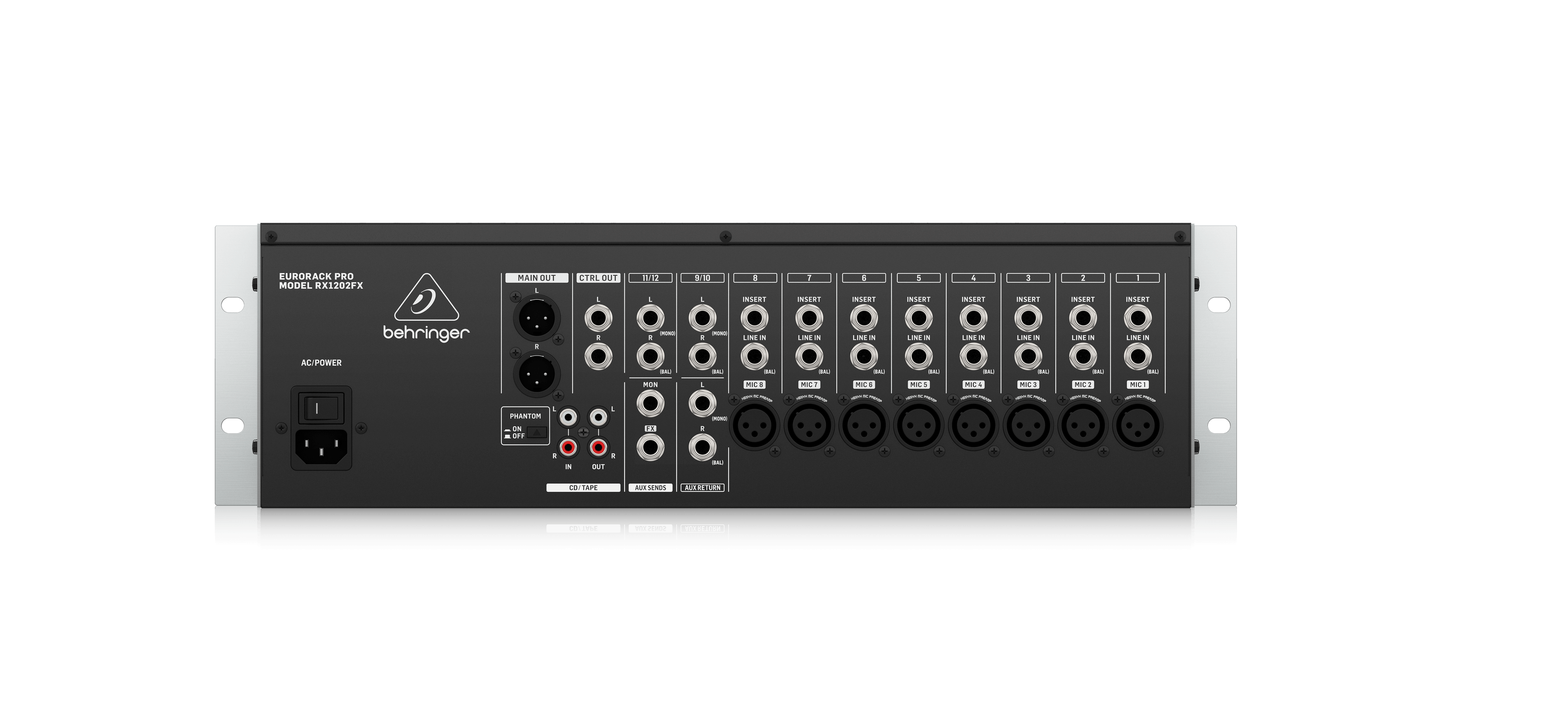 Behringer Analog Rack Mixers with Effects RX1202FX RX12