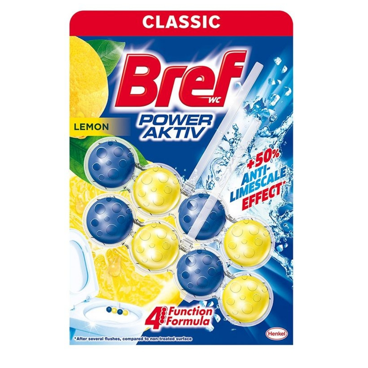 Bref - Power Active 4in1 馬桶強力清潔芳香球, 50gx2