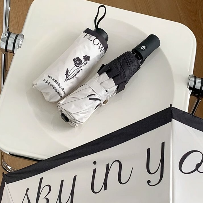 《4310》ins復古法式高級感自動摺疊傘