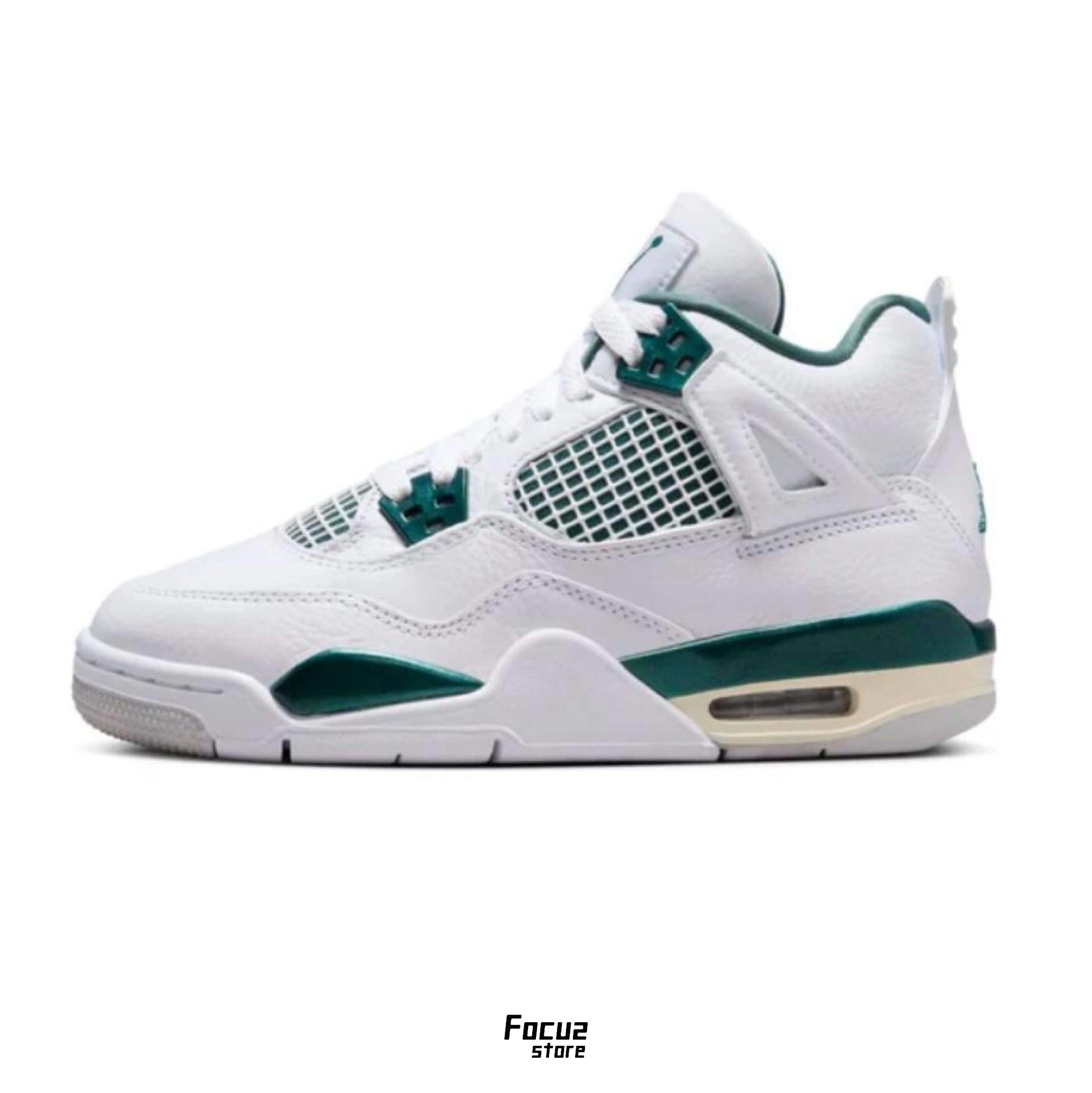 【Focus Store】現貨秒發 Nike Air Jordan 4 Retro GS 'Oxidized Green' 白綠 FQ8213-103