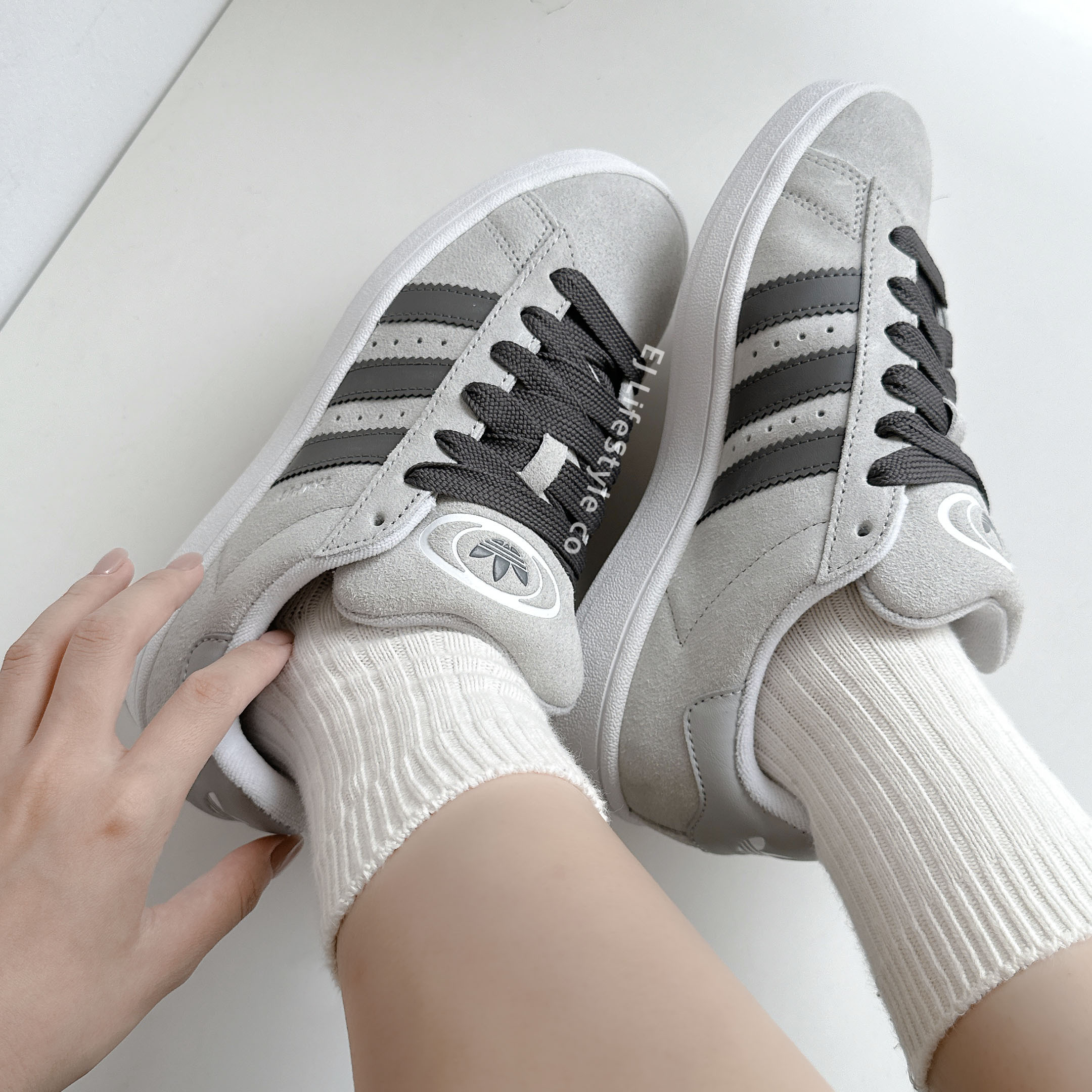 ADIDAS CAMPUS 00S 灰色 煙灰 麂皮 麵包鞋 女鞋 ID3172 / 現貨