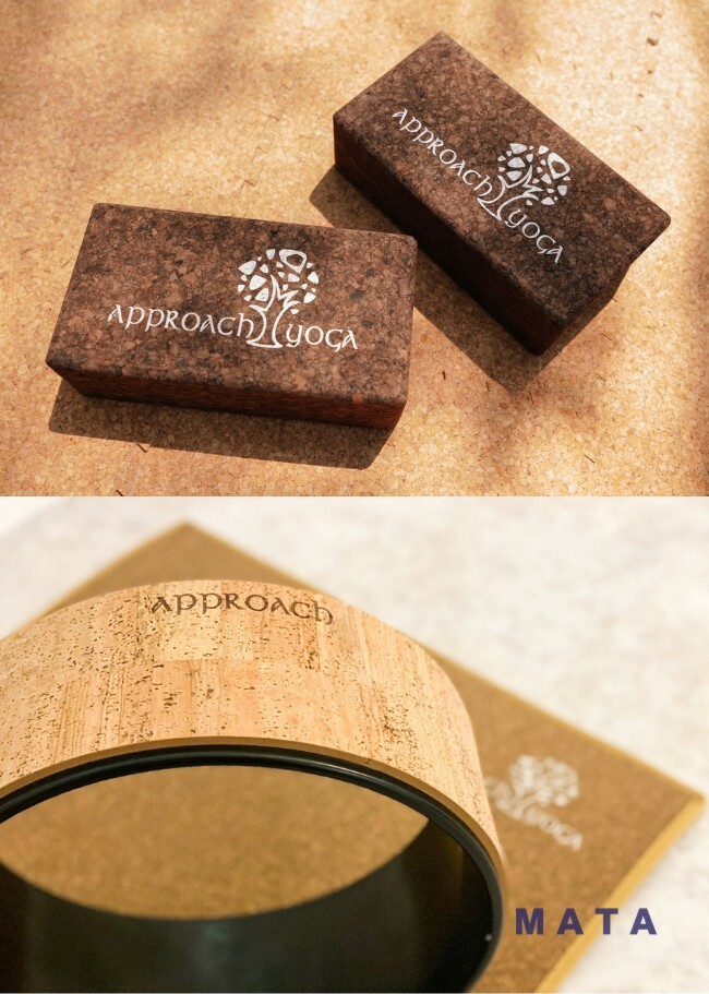 MATA軟木瑜珈輪 + 2顆瑜珈磚 優惠套組【Approach Yoga】
