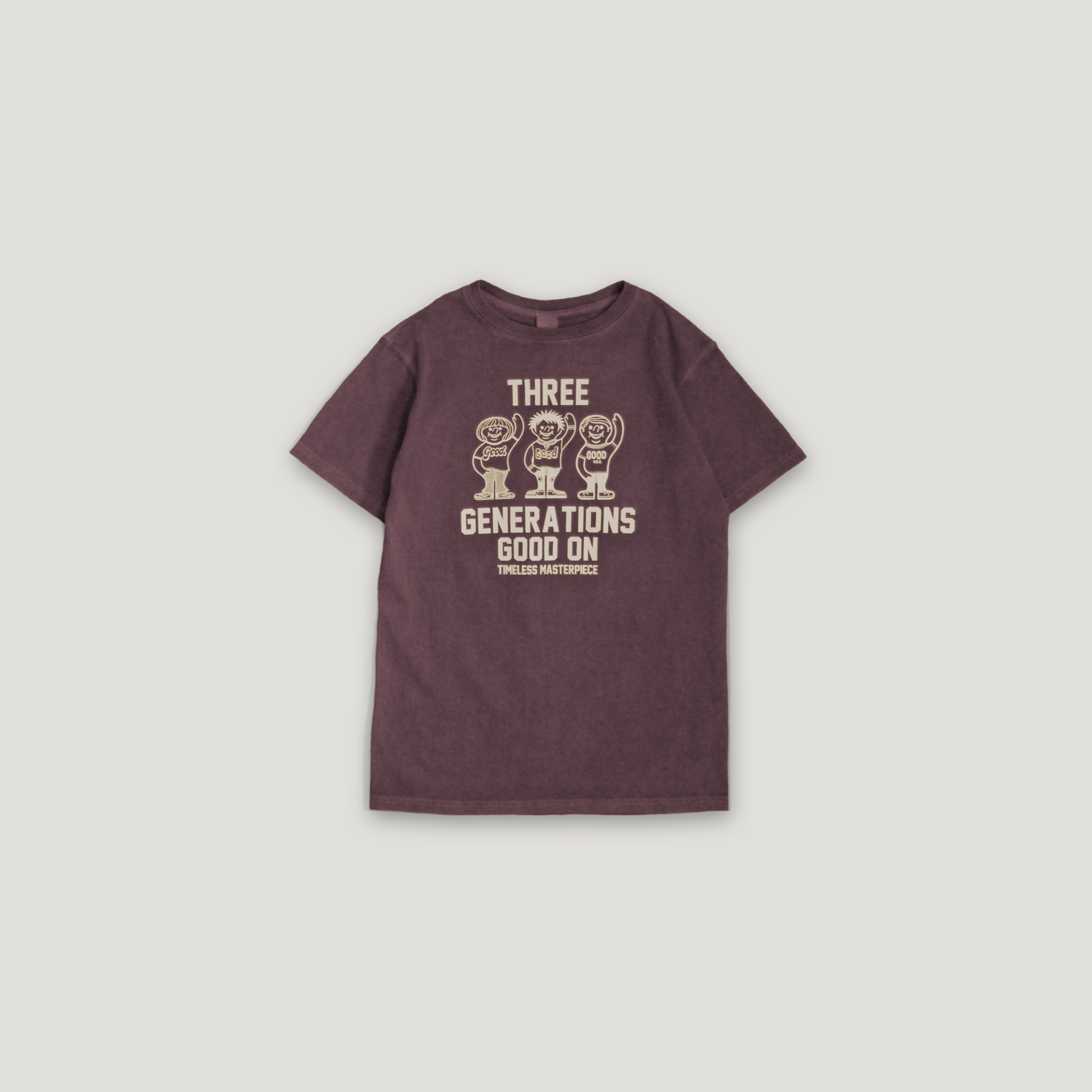 GOOD ON Three Generations S/S Tee ╭ 4色 ╮