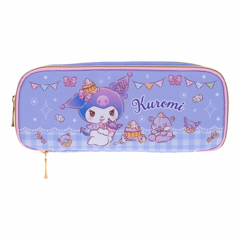 Kuromi 雙拉鏈筆袋 9-7462-16