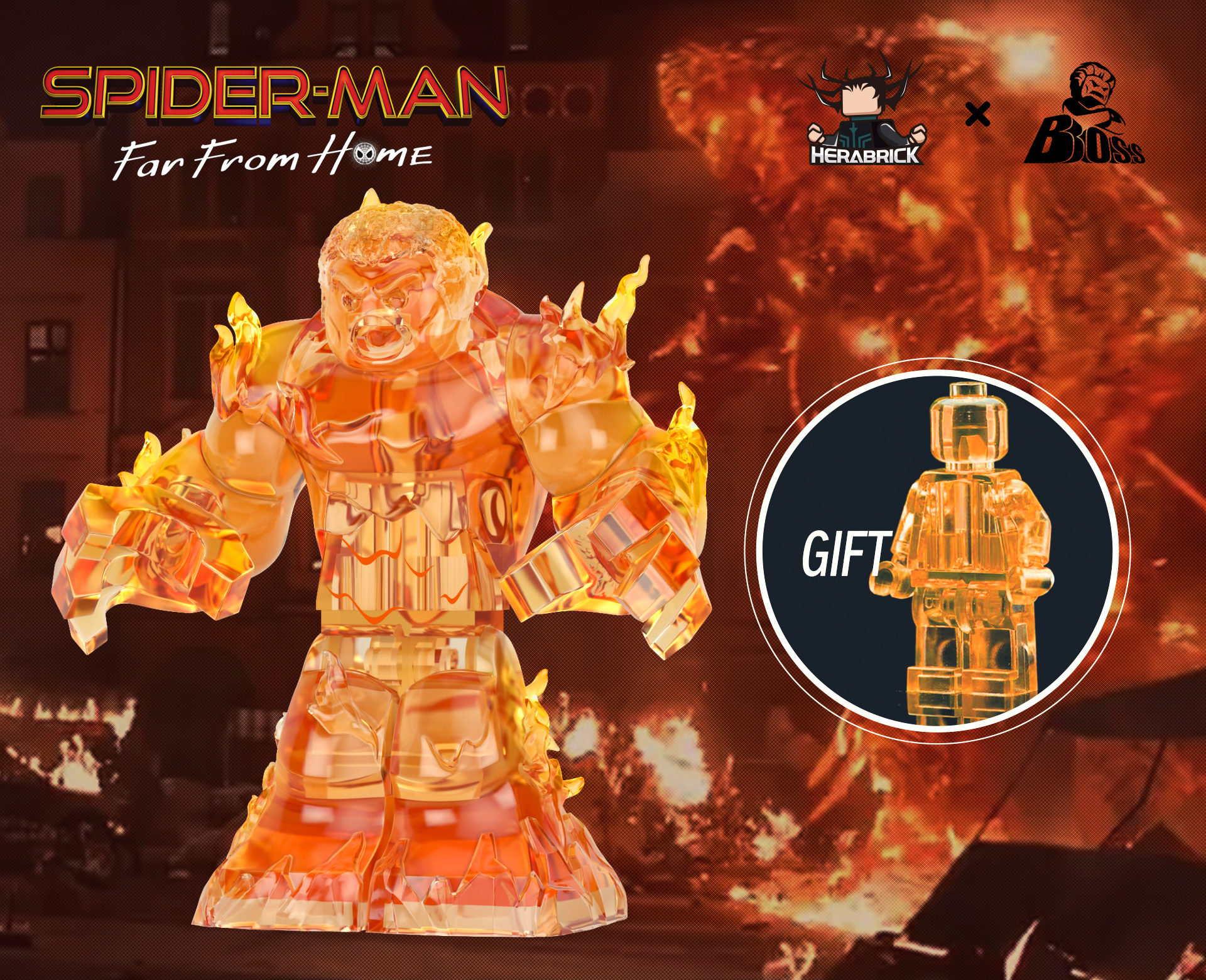 [BossToys][In Stock] Sandman - Fire & Ice Ver. [Parts][Minifigures Unofficial LEGO]