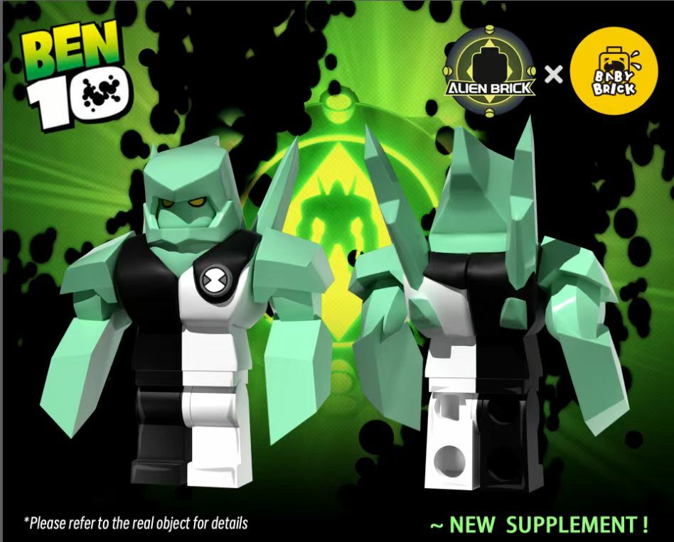 [Alien Brick][Preorder] Ben 10 - Diamond Head [PADprinted]