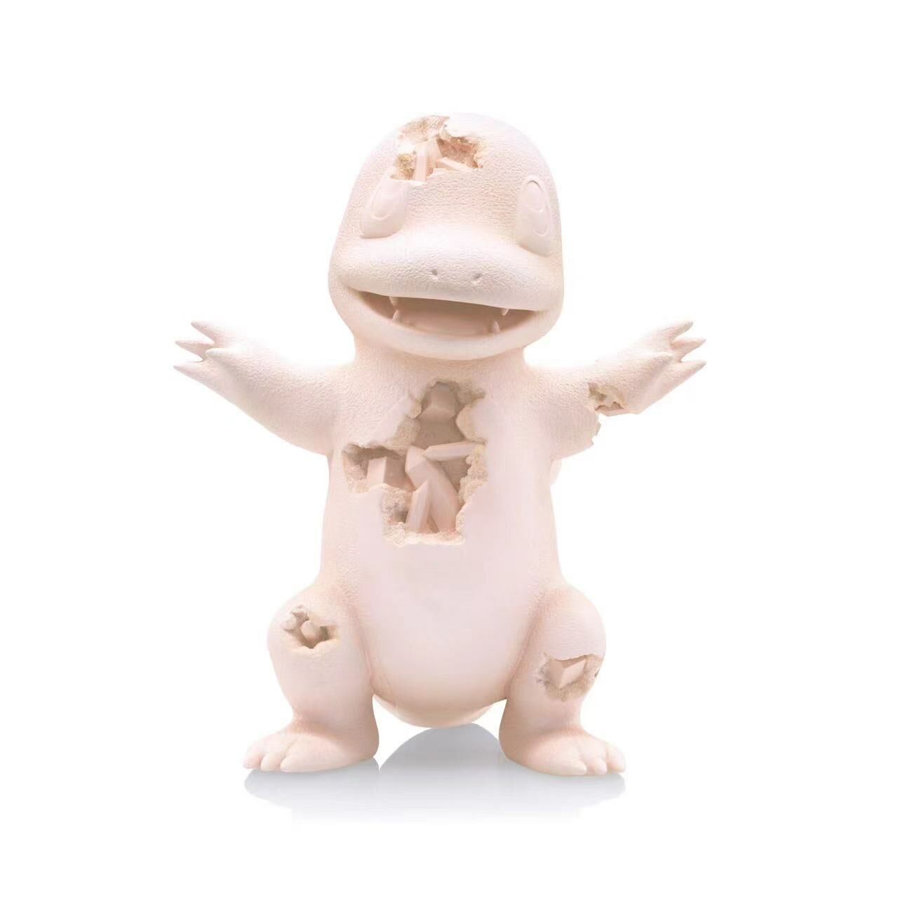 daniel arsham×Pokemon クリスタル 石版リザードン ピンク