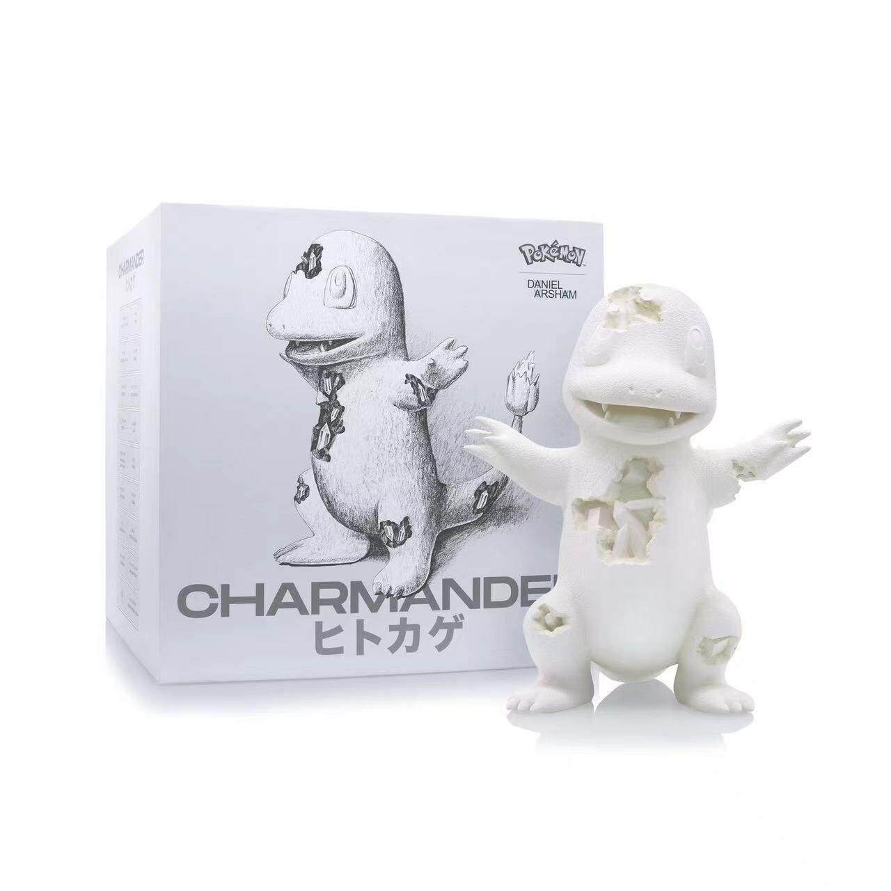 Daniel Arsham Pokemon Indigo Plateau Crystalized Charmander (pink) (white)