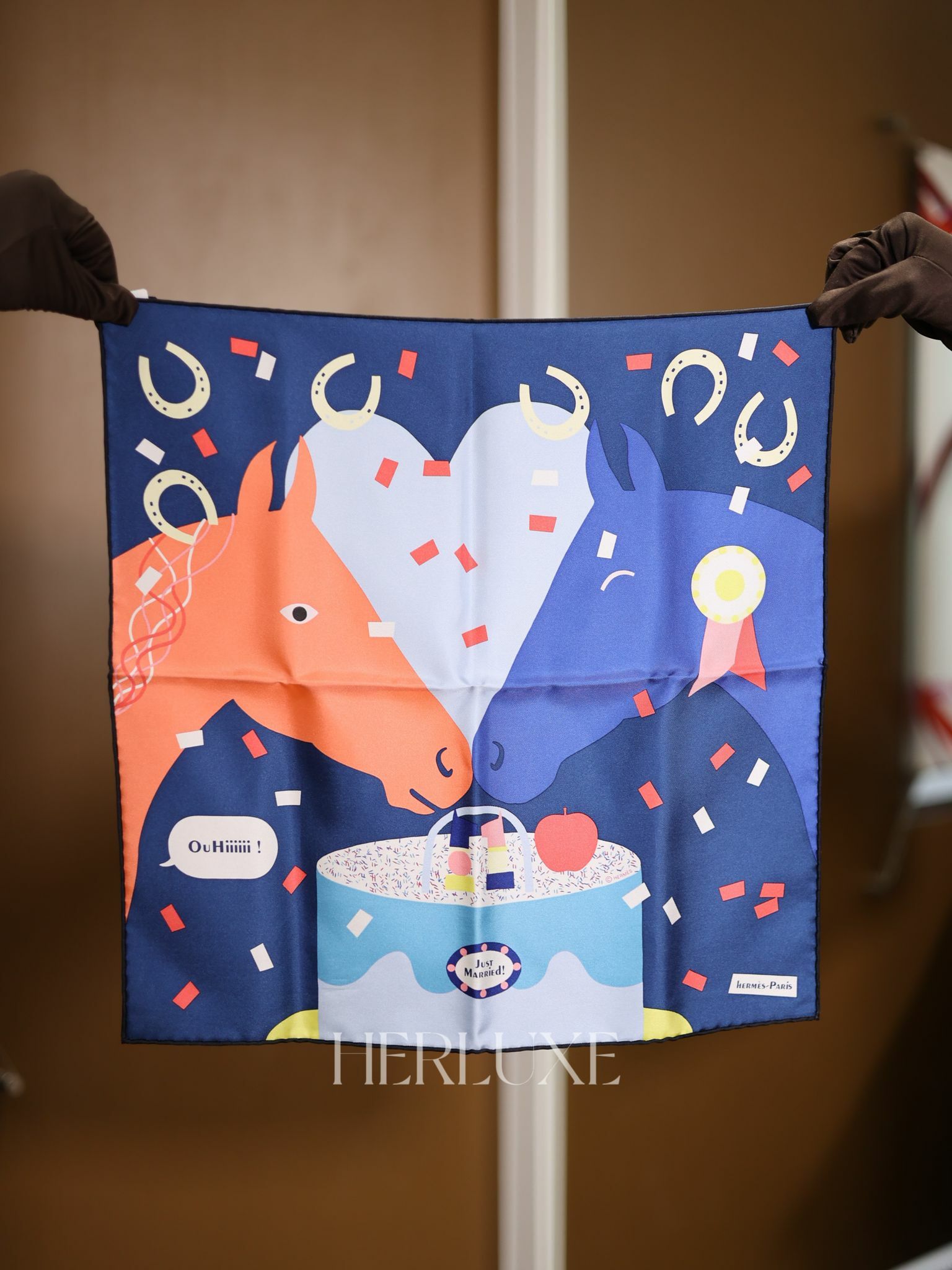 Scarf 100% soie 45x45cm