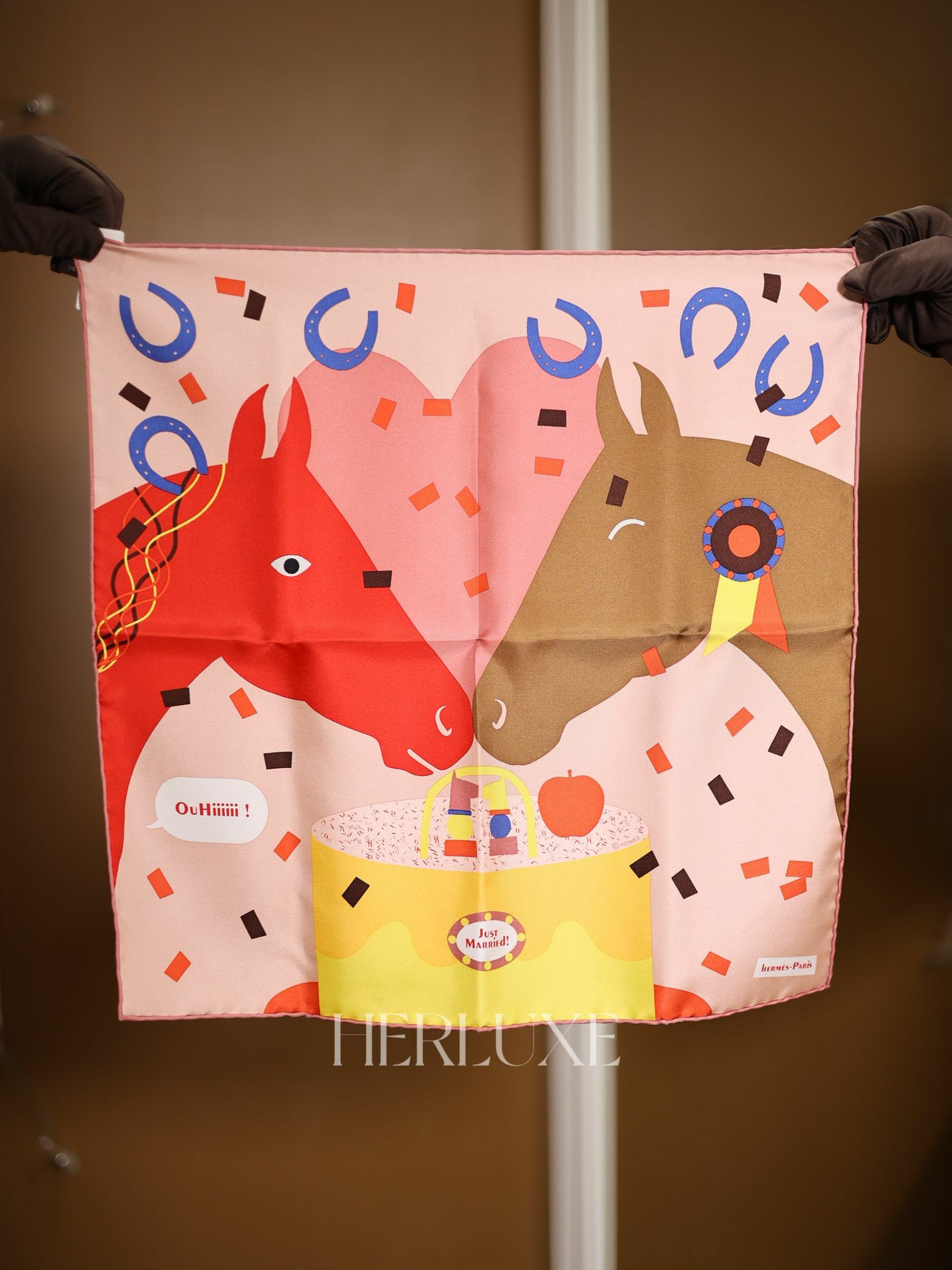 Scarf 100% soie 45x45cm