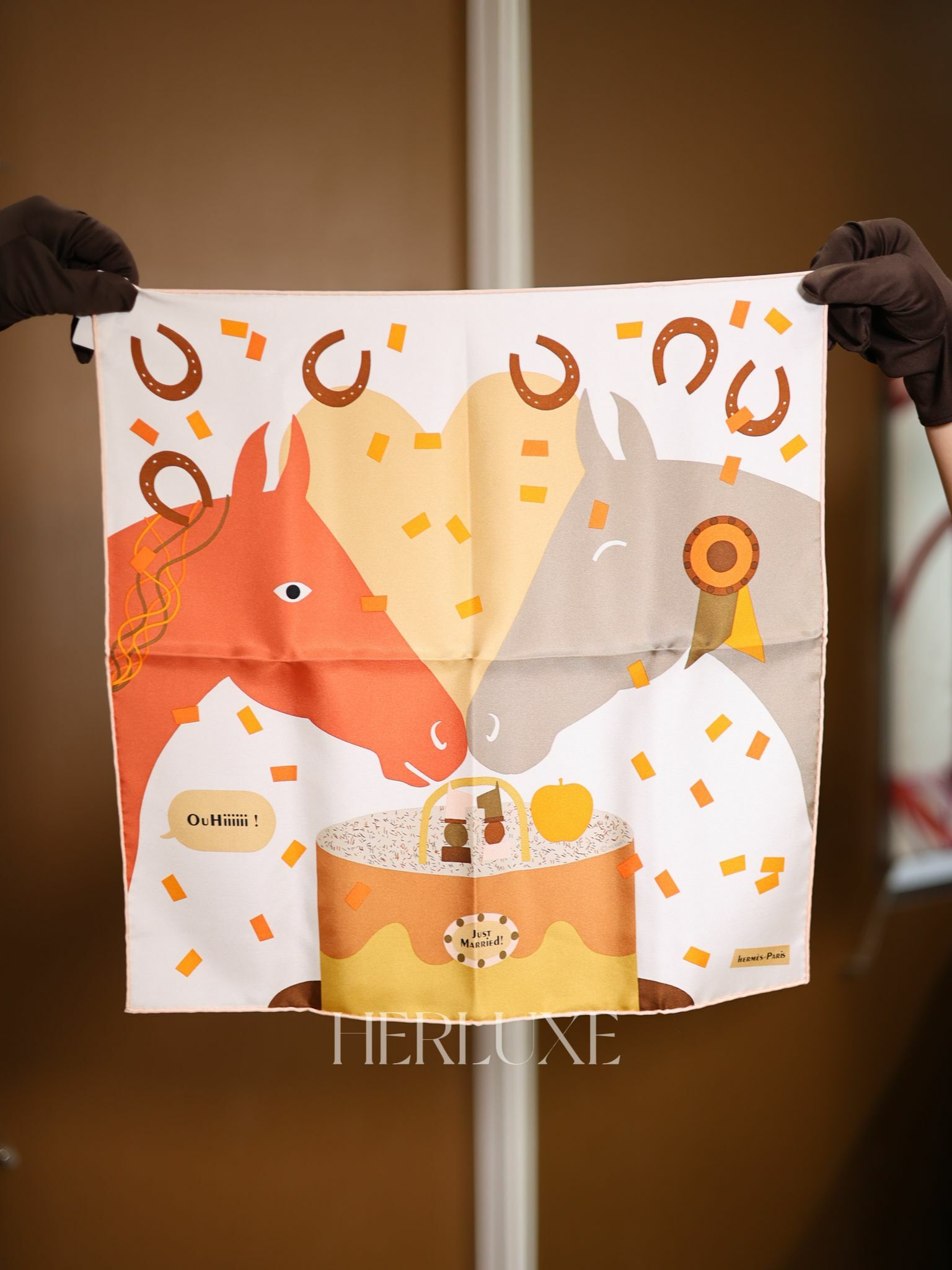 Scarf 100% soie 45x45cm