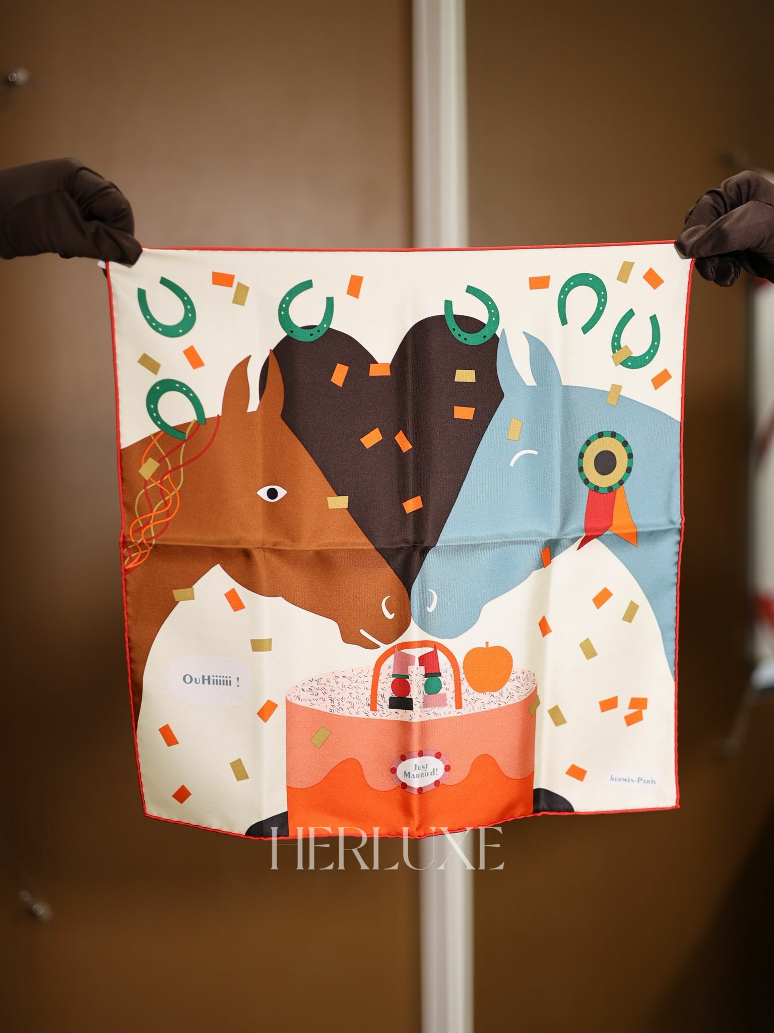 Scarf 100% soie 45x45cm