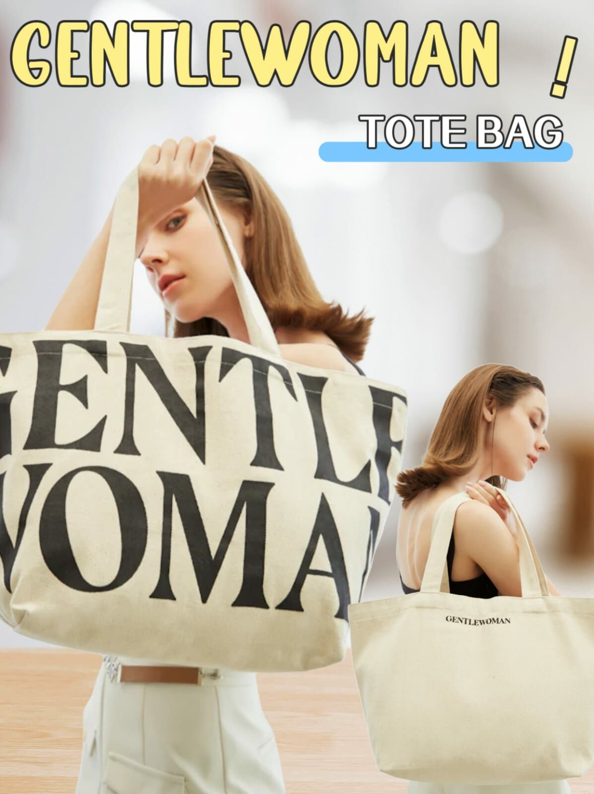 🇹🇭 泰國 GENTLEWOMAN帆布TOTE BAG (T6/GW212)