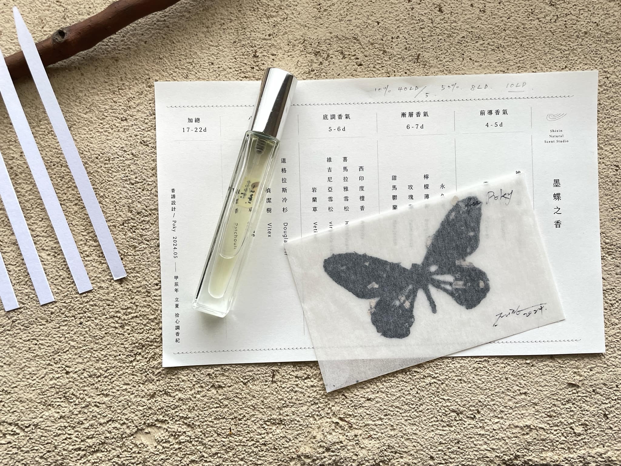 特別專題 } 《墨蝶之香》香氣創作工作坊