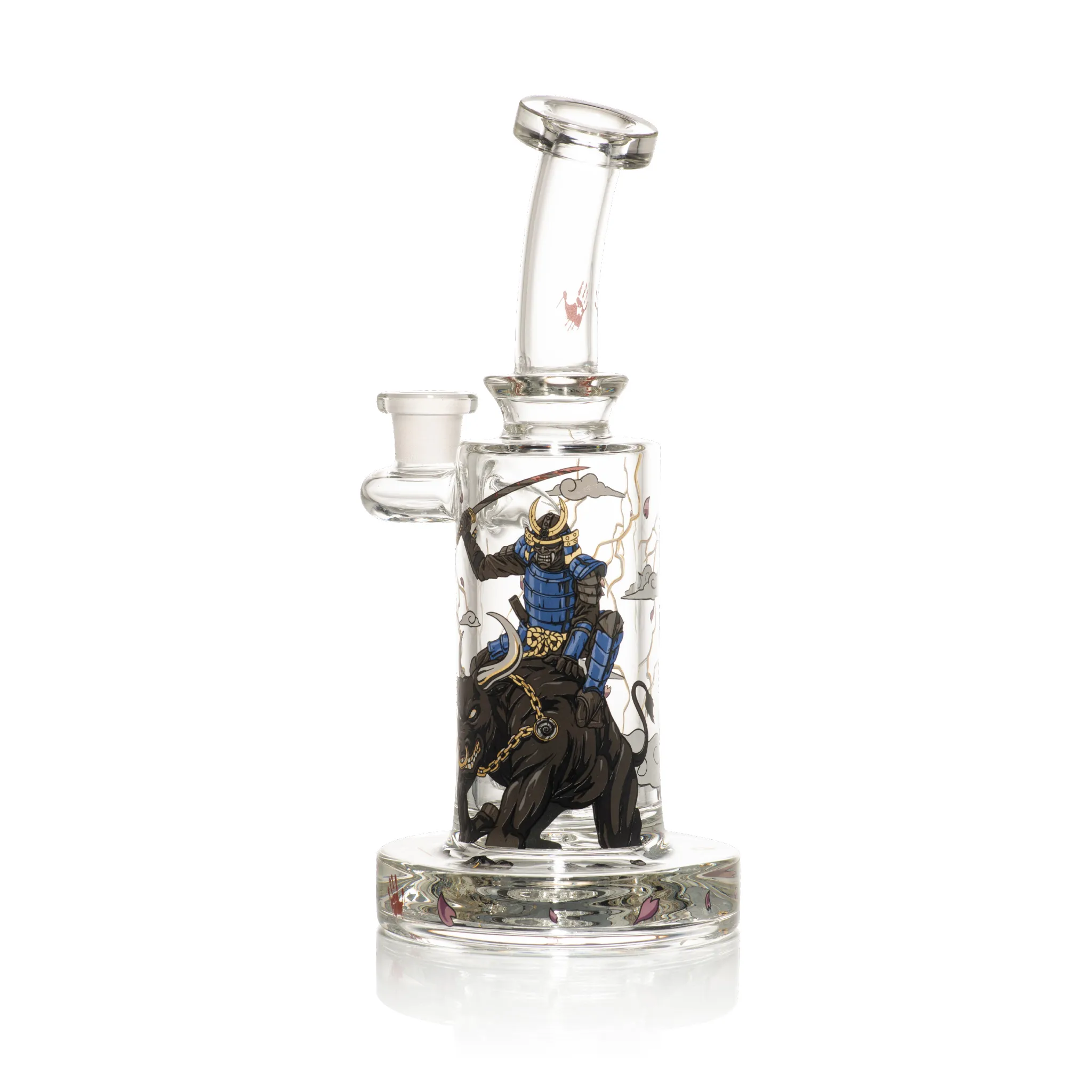 RAGING RONIN 8″ DAB RIG BY WORMHOLE