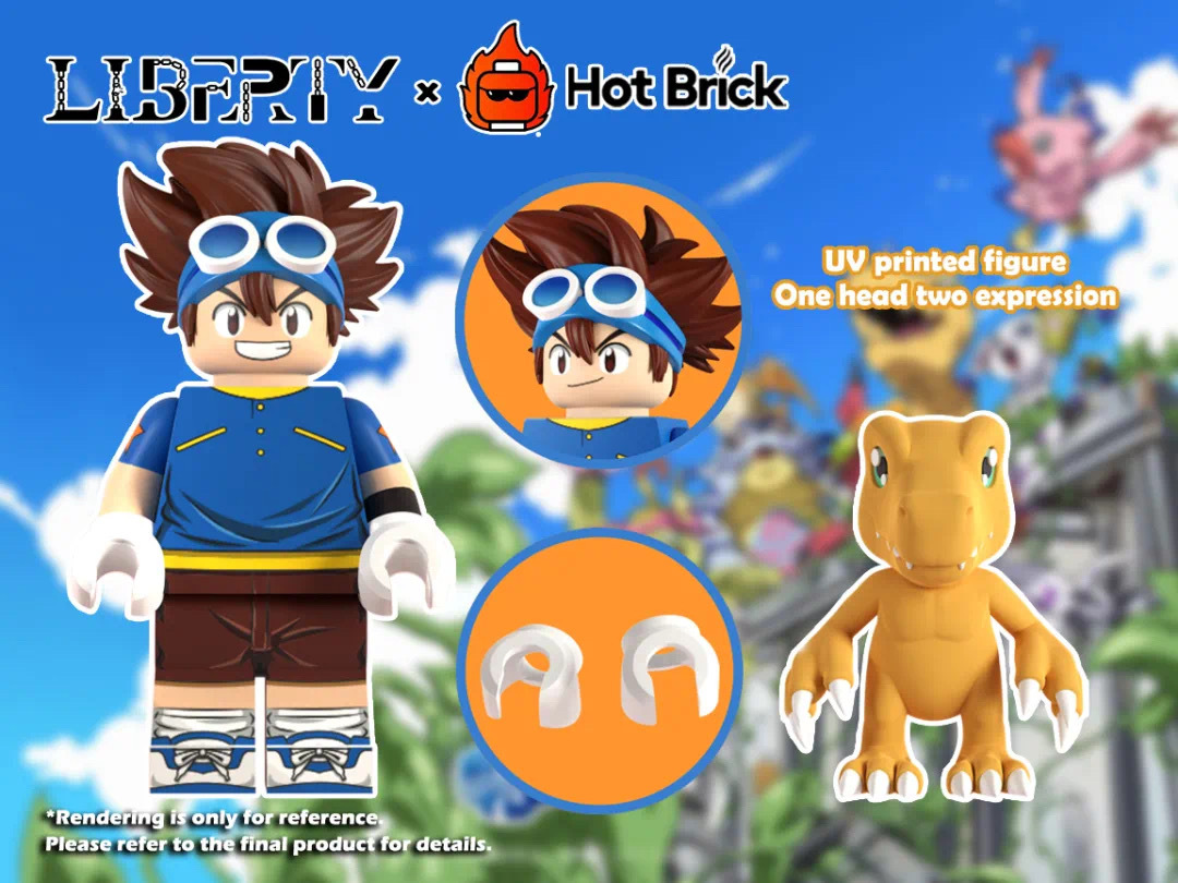 【LIBERTY x Hot brick】八神太一和亞古獸