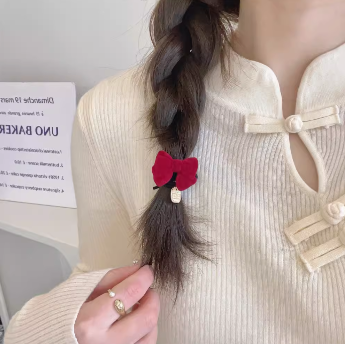 [4 FOR RM10] Vintage Chic Bright Red Headband