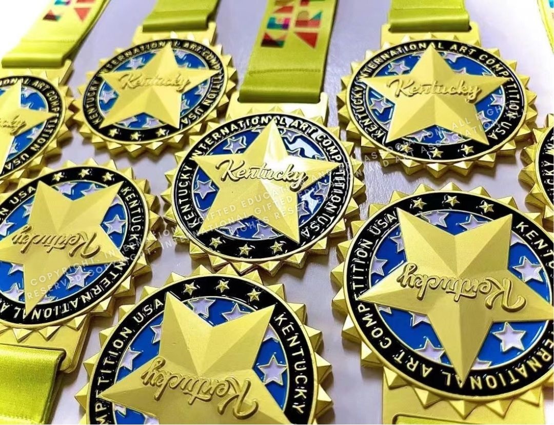 美國國際兒童繪畫比賽_初賽獎牌_IGEAAA