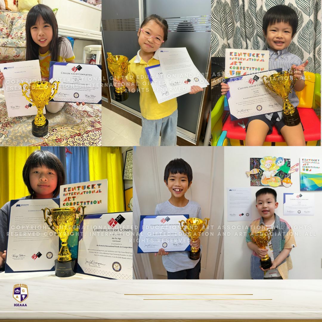 美國國際兒童繪畫比賽_決賽得獎者_版權由IGEAAA所擁有