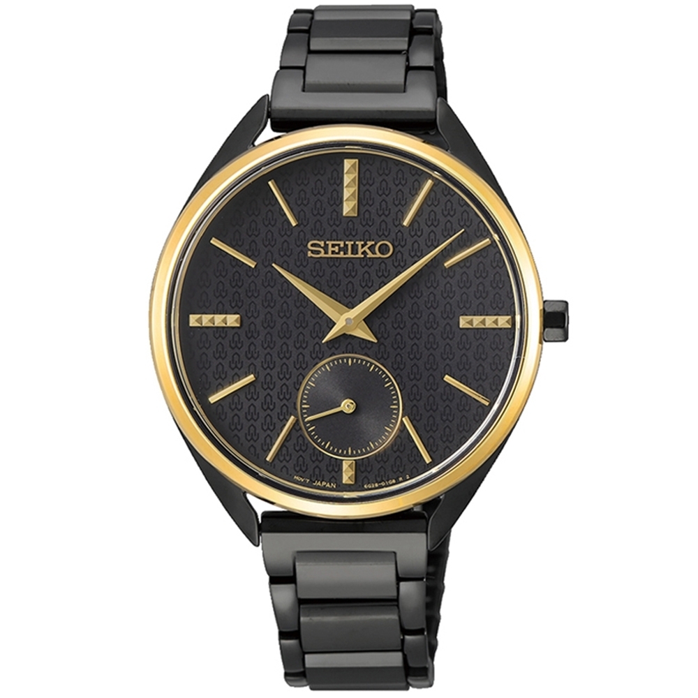 【SEIKO 精工】CS 城市系列 SRKZ49P1 50週年刻印背蓋 獨立小秒盤 防水50米 不鏽鋼手錶
