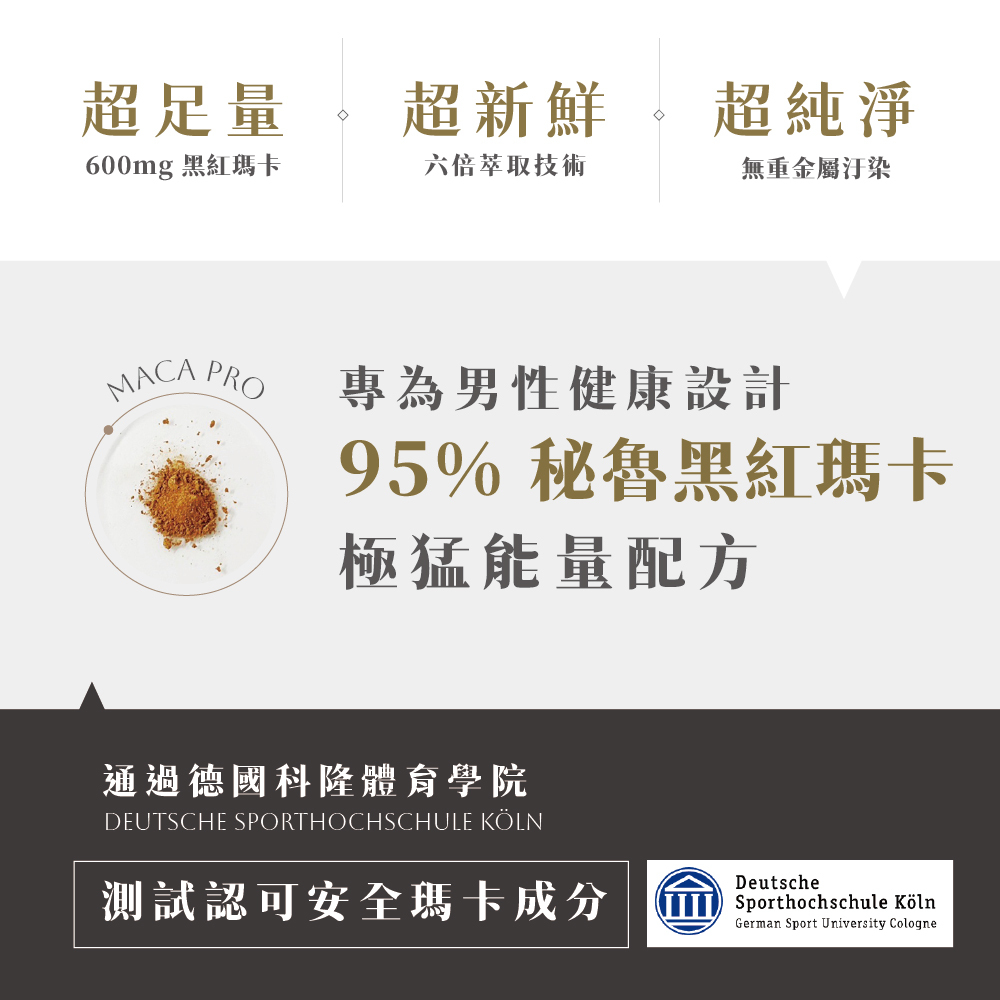 純日天然【威猛專科】黑瑪卡+透納葉南瓜籽(精胺酸升級版)