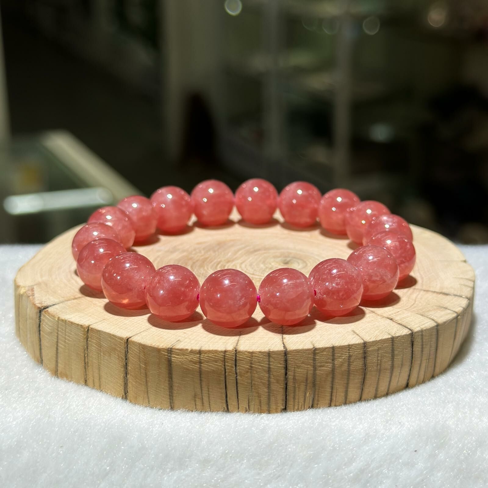 高品✨紅紋石手串 11.5 mm +/-