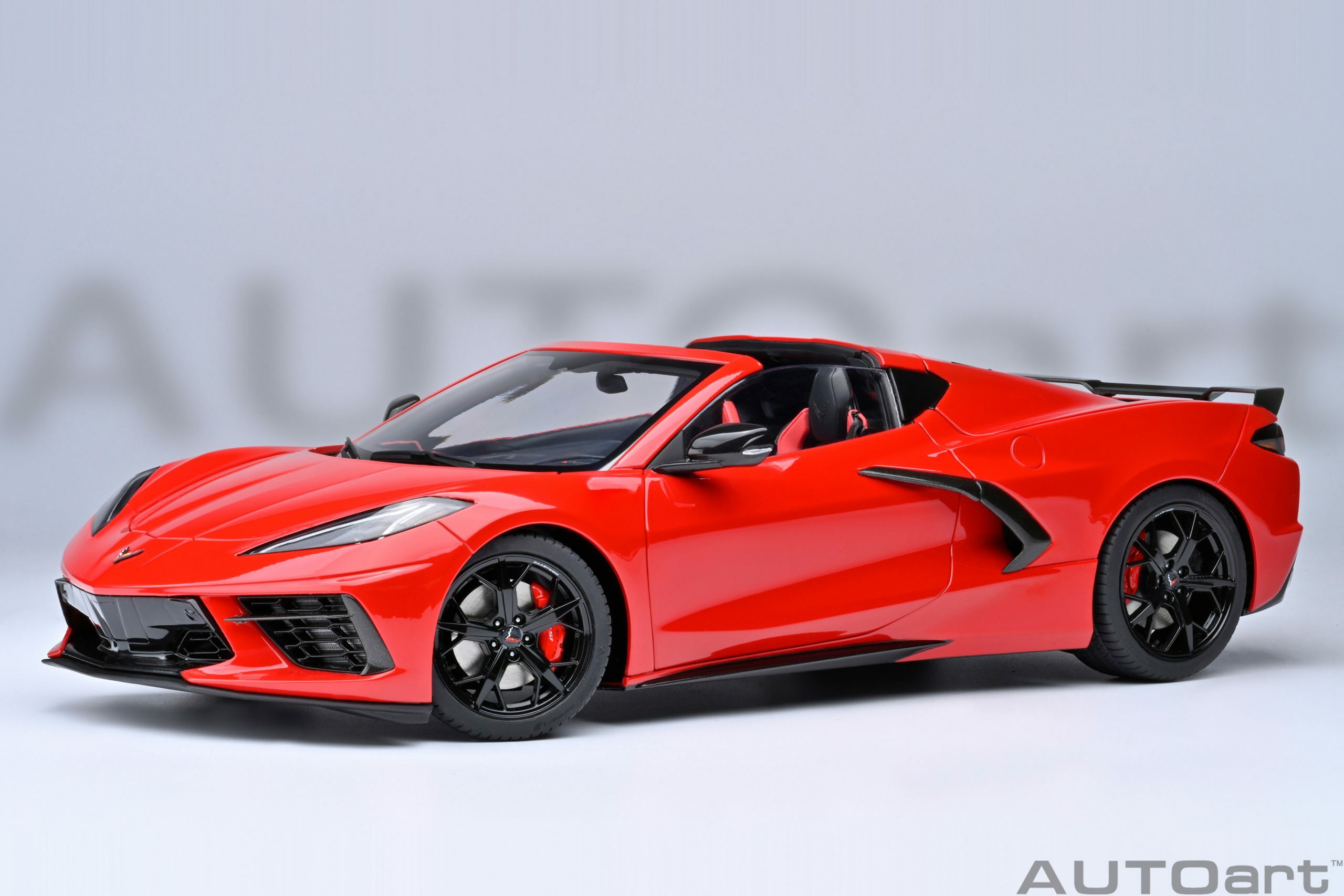 預訂(訂金$300) (預訂價$1512) :1/18 AUTOART Chevrolet Corvette C8 Stingray Z51 (Torch Red) (71282)