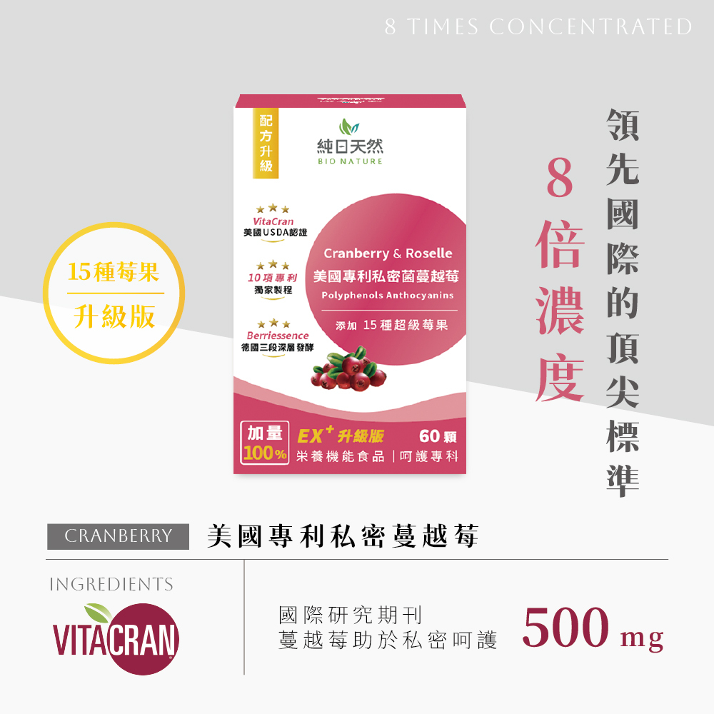 美國專利私密蔓越莓*3盒