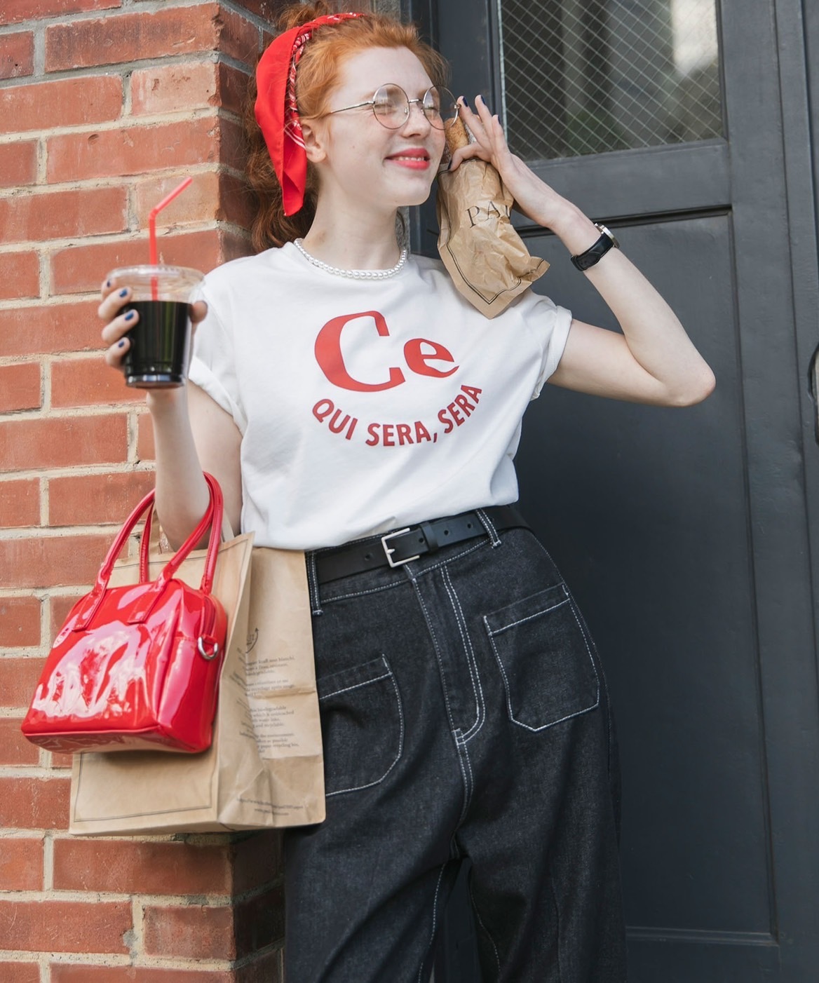 KTQ STORE ‧ BONLECILL 漆皮波士頓單肩包