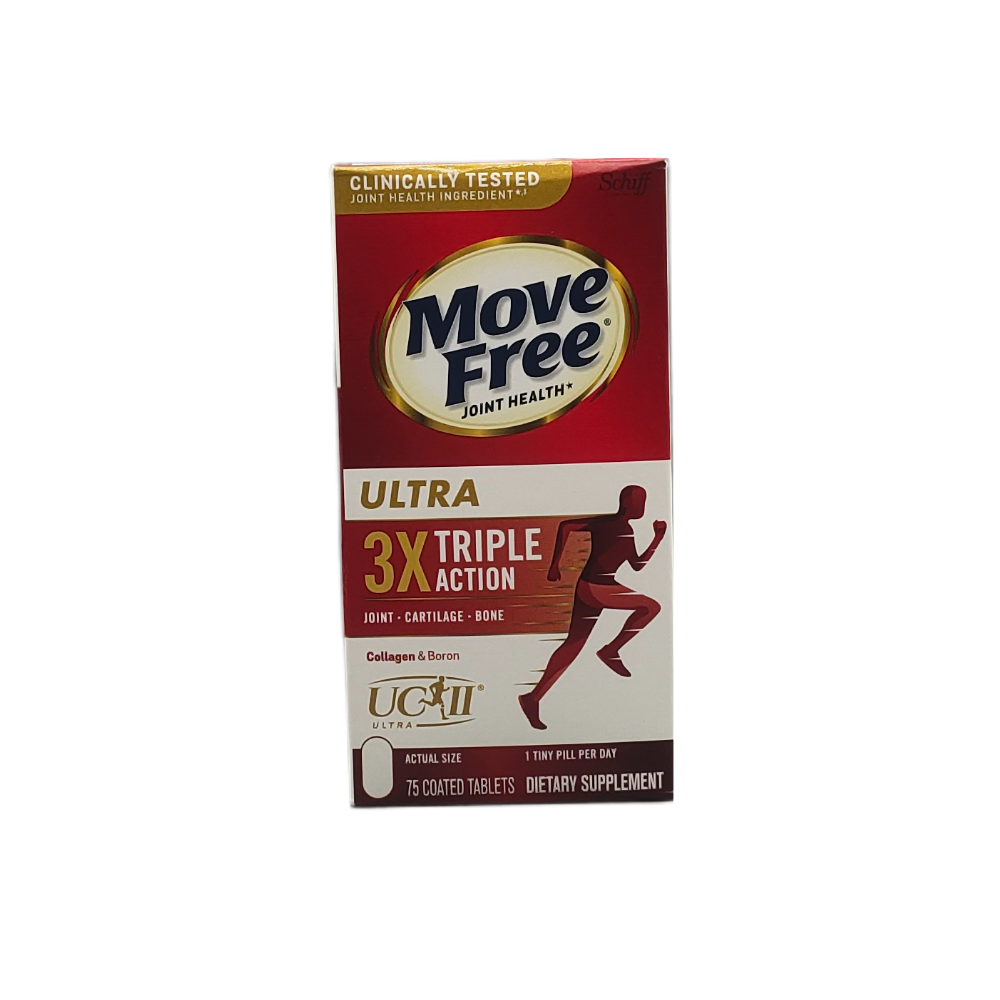 Move Free Ultra 3x Triple Action 75 Tablets schiff Move Free 益節 Move Free 3X Ultra 三重功效含 II 型膠原蛋白 7