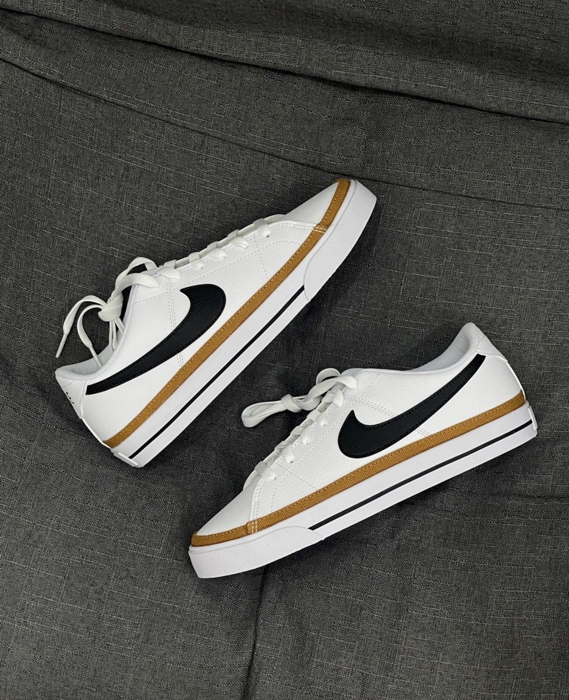 NIKE WMNS NIKE COURT LEGACY NN 白黑咖啡