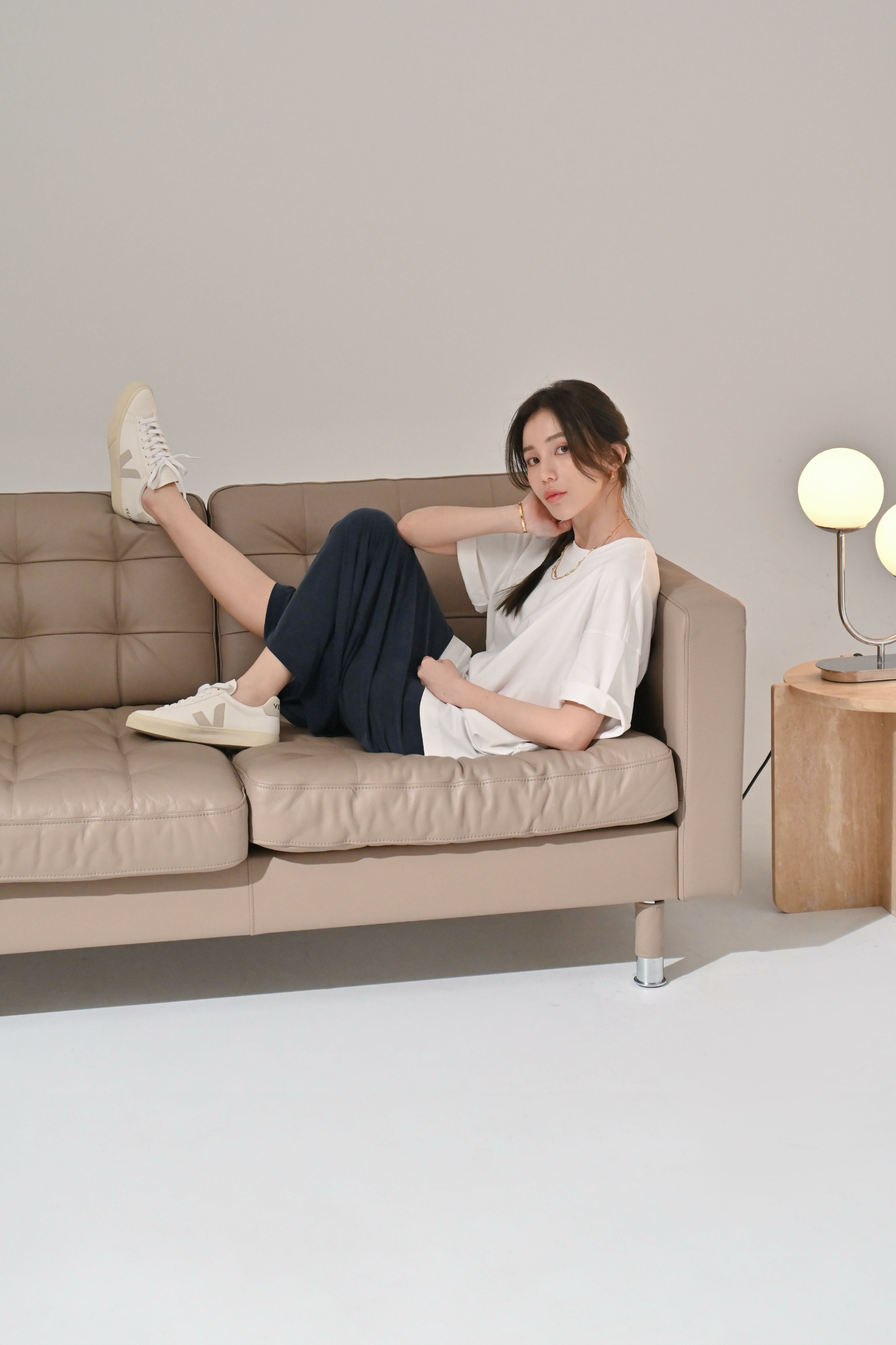 【現貨】VEJA CAMPO LEATHER 白/杏 皮革小白鞋 CP0502429A