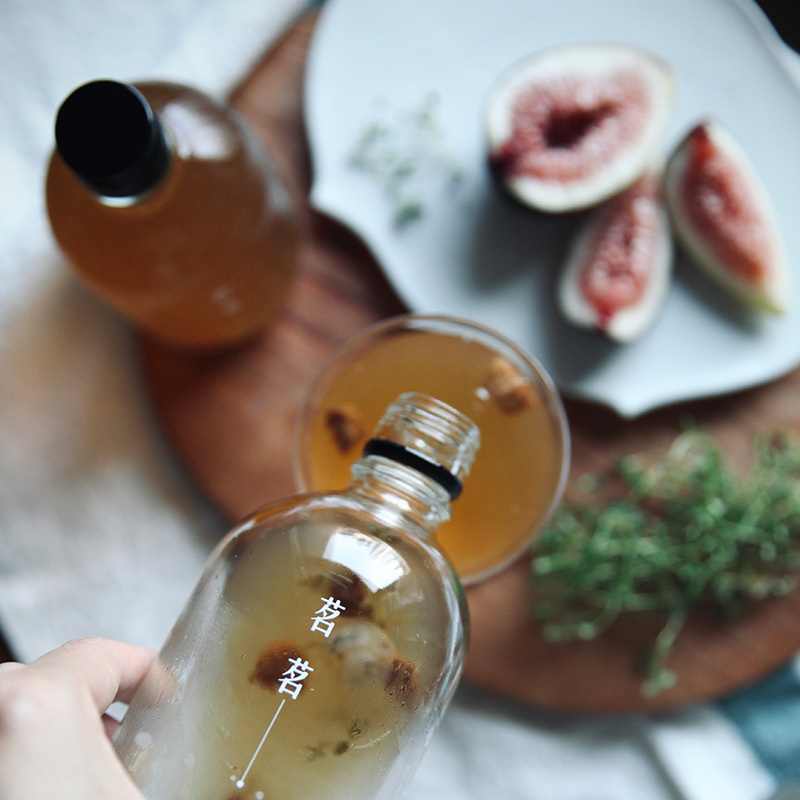 茗茗康普茶香檳｜無花果百里香