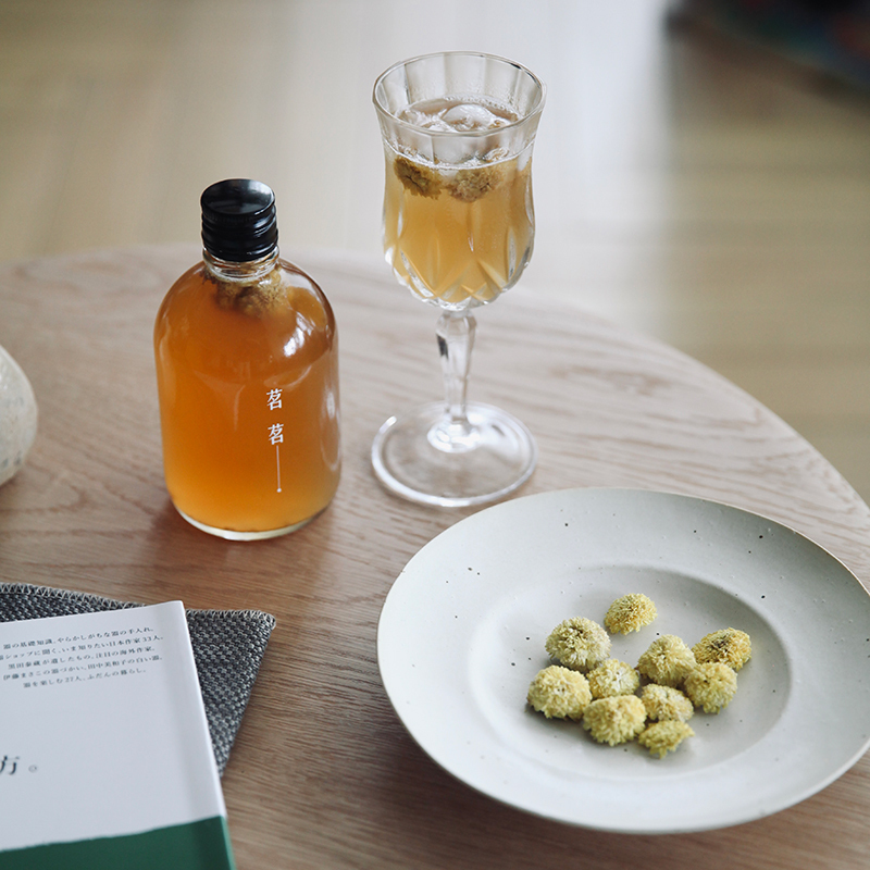 茗茗康普茶香檳｜陽光金菊