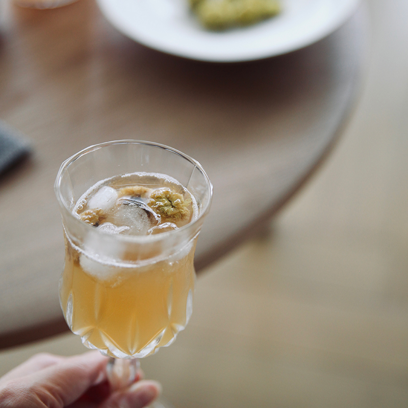 茗茗康普茶香檳｜陽光金菊