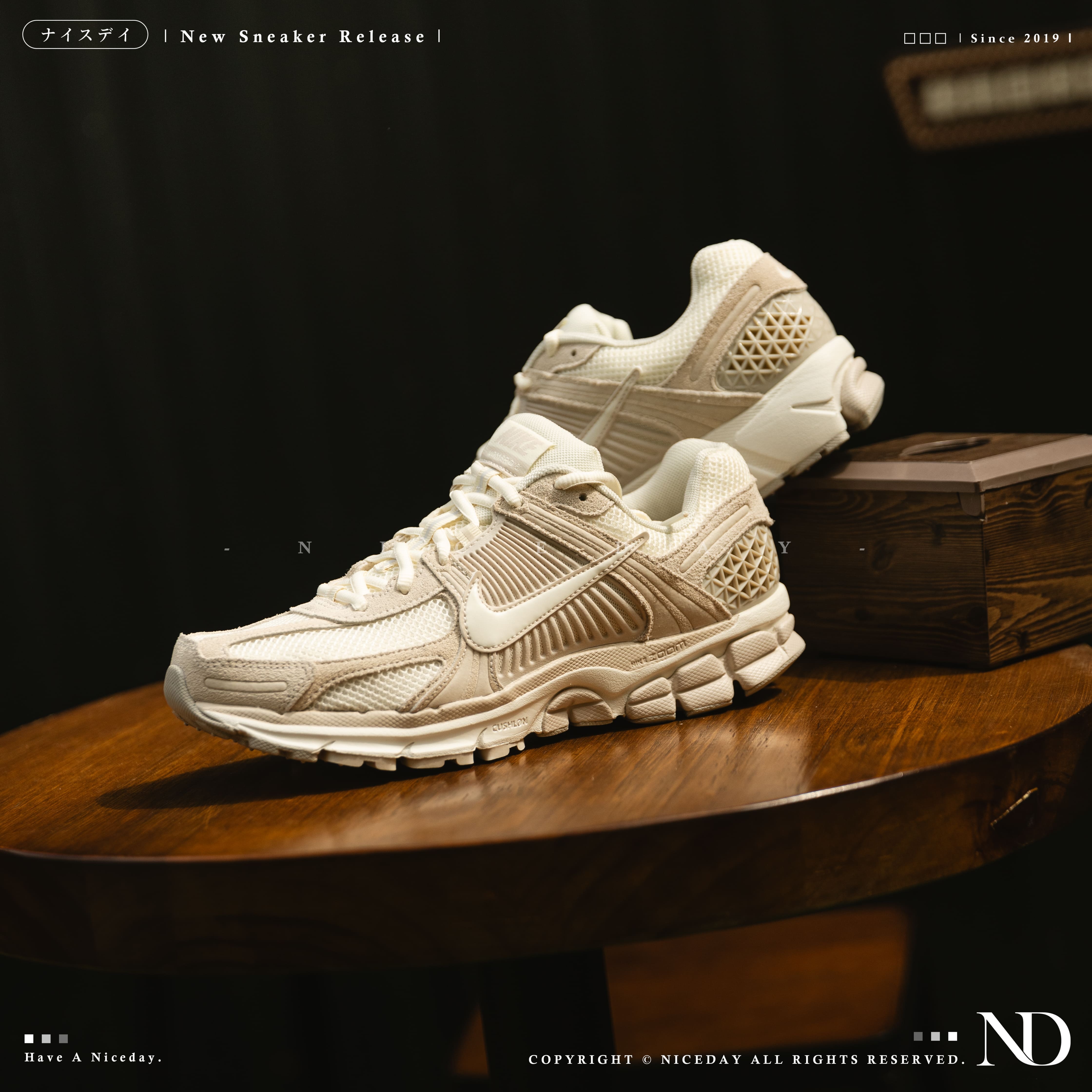 NICEDAY 現貨 Nike Zoom Vomero 5 奶茶色 大地色 棕色 質感棕 淺棕 HF1553-100