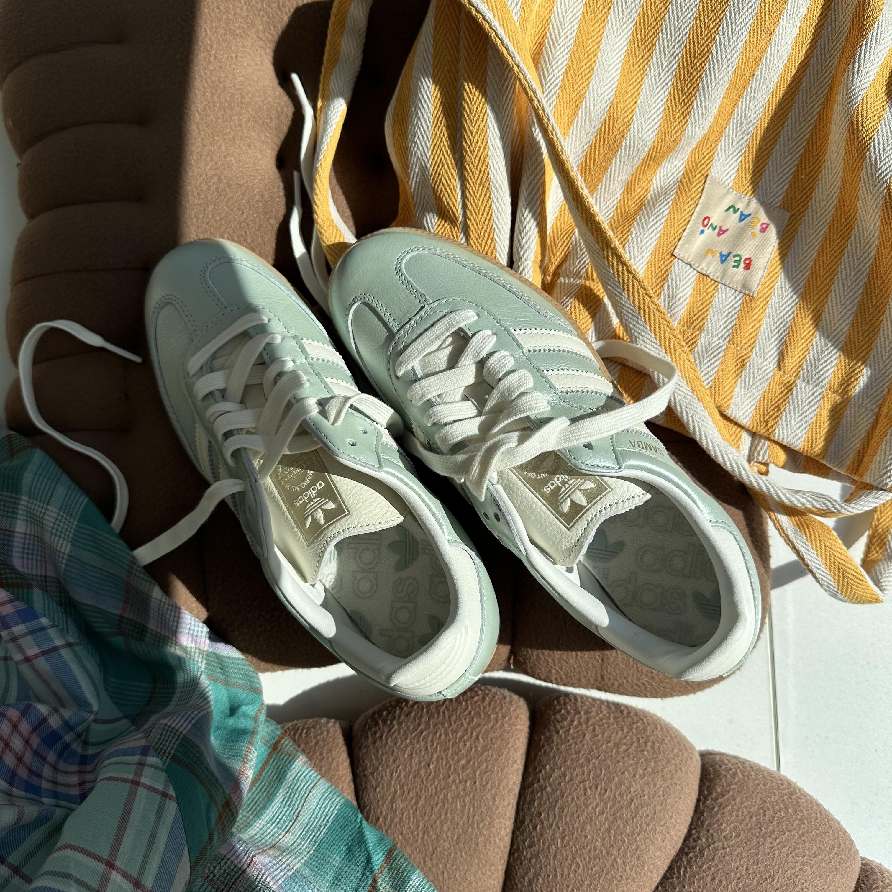 ADIDAS SAMBA OG 薄荷綠 金屬 焦糖底 珍珠光 女鞋 IG1965 / 預購