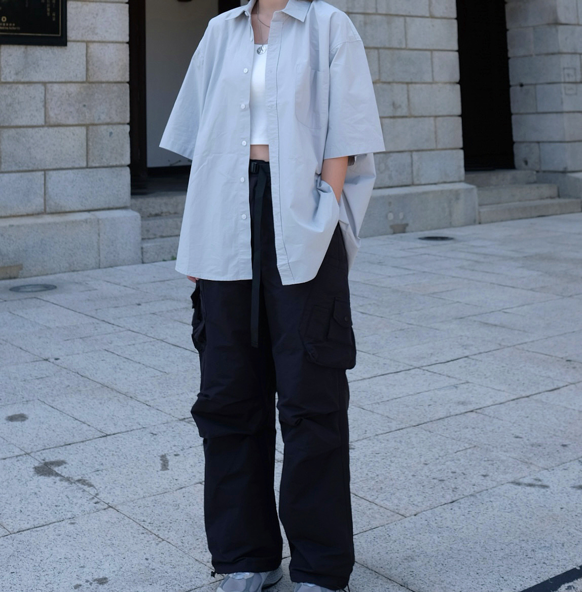 LPT0018 斜疊袋工裝褲