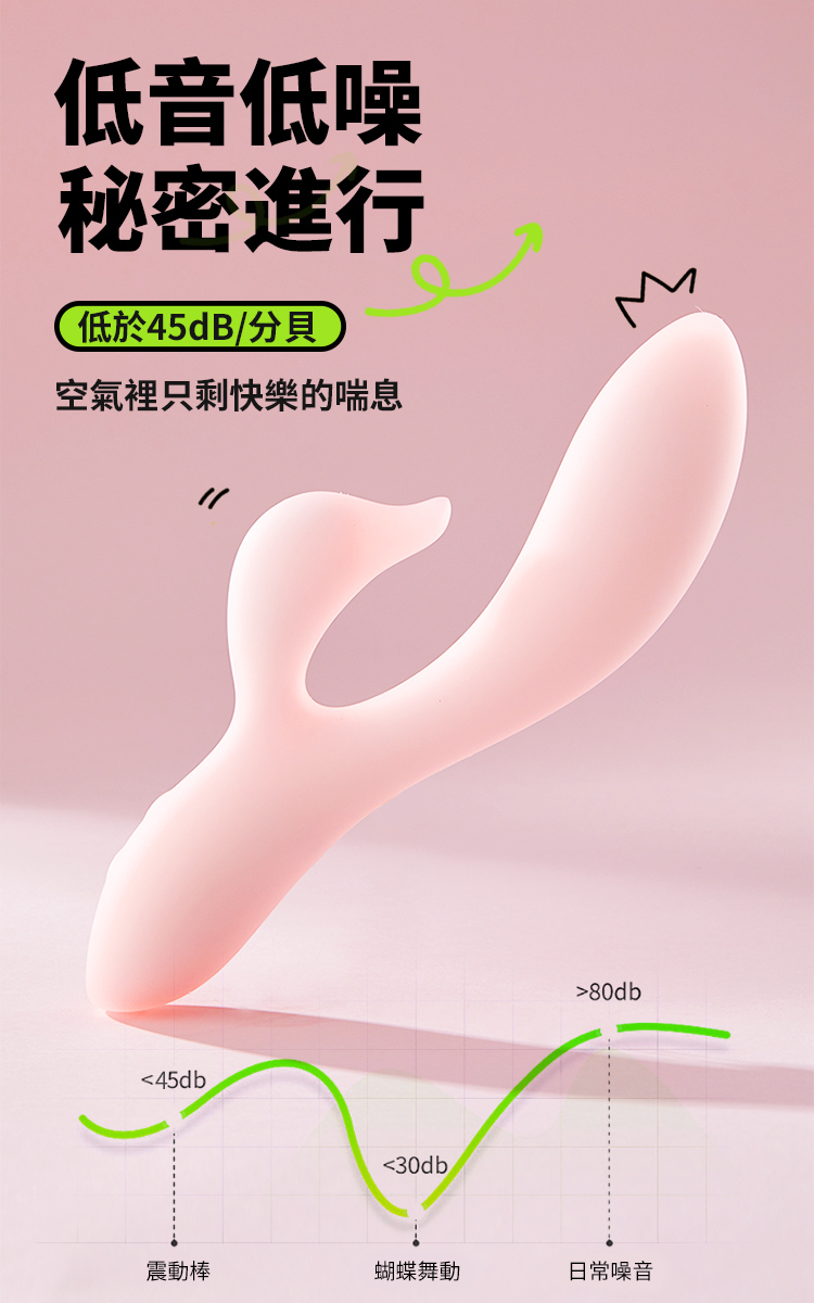 OROK 一路向蓓 CG雙點震動按摩棒