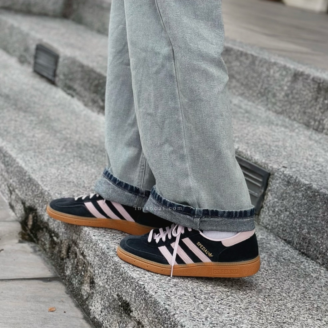 ADIDAS HANDBALL SPEZIAL 黑粉 焦糖底 休閒 女鞋 IE5897