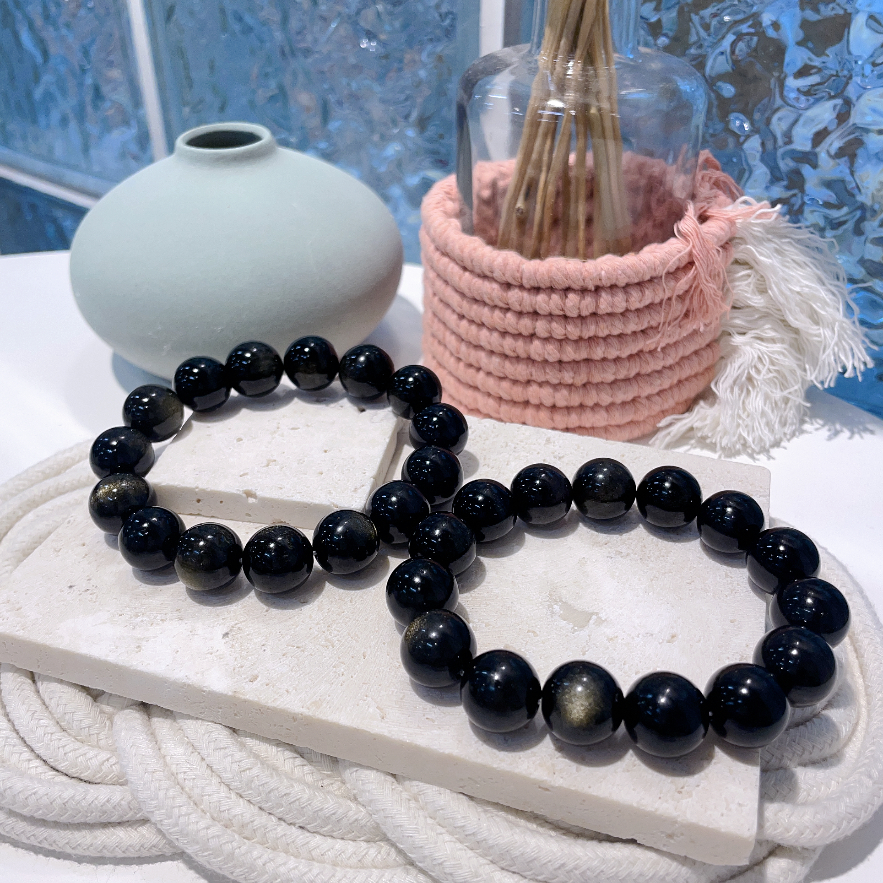 金曜石手串 14mm