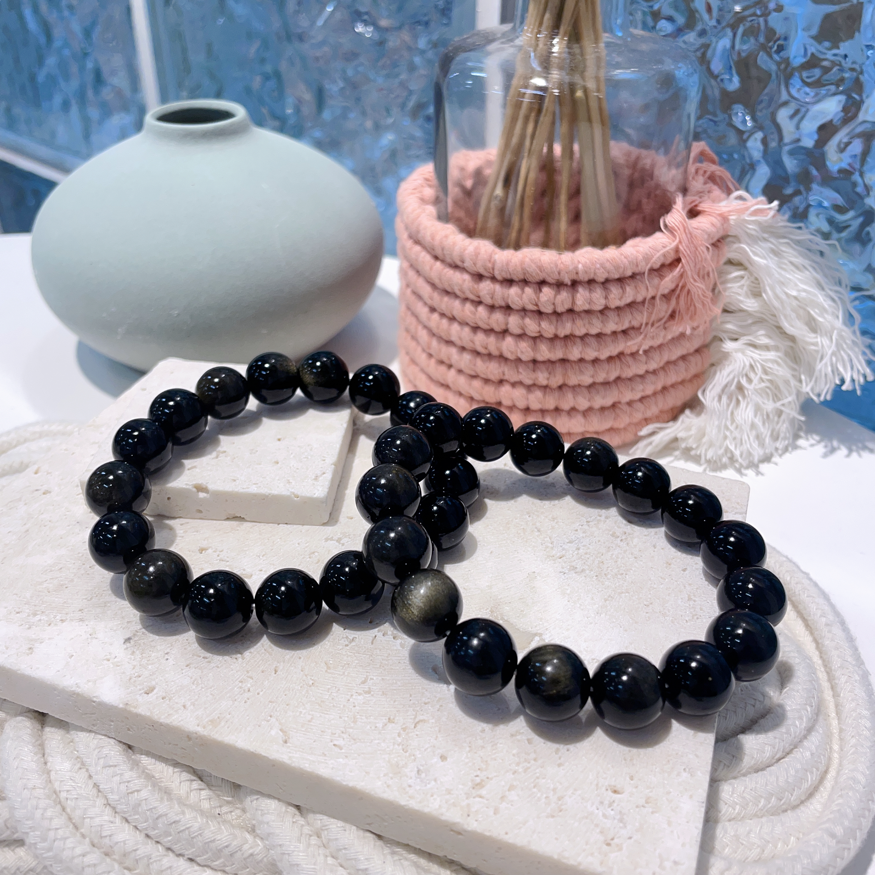 金曜石手串 11+mm