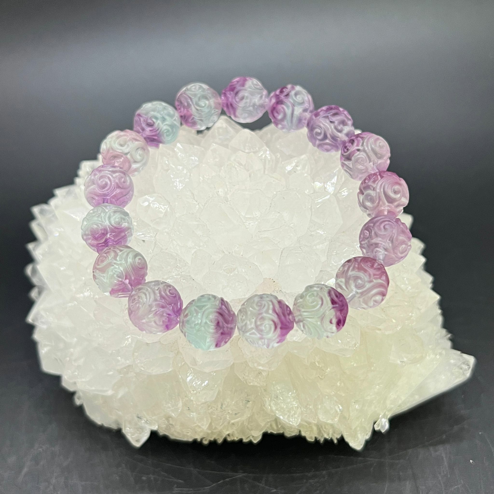 螢石迴紋手串 11mm+/-