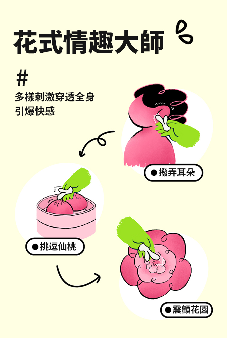 OROK 頭號玩家 兔耳型雙震按摩器