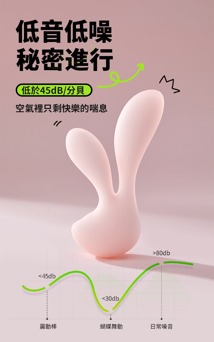 OROK 頭號玩家 兔耳型雙震按摩器