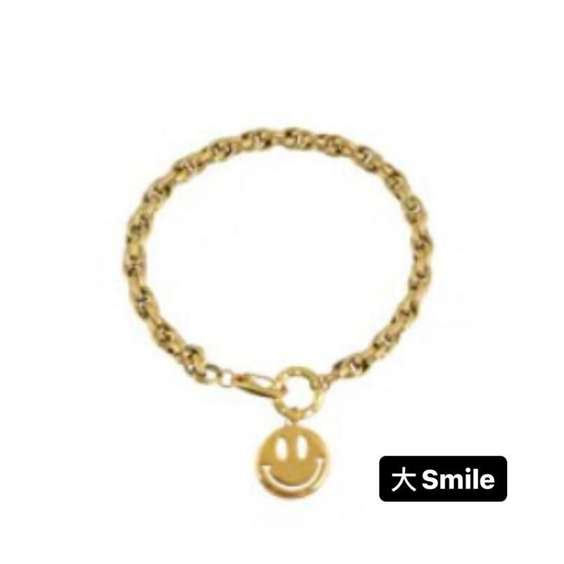 1MY0607-105 MAYOL 希臘全人手製飾品 Sharp Dressed Man Necklace Gold big one #N59 (A-K11-E)